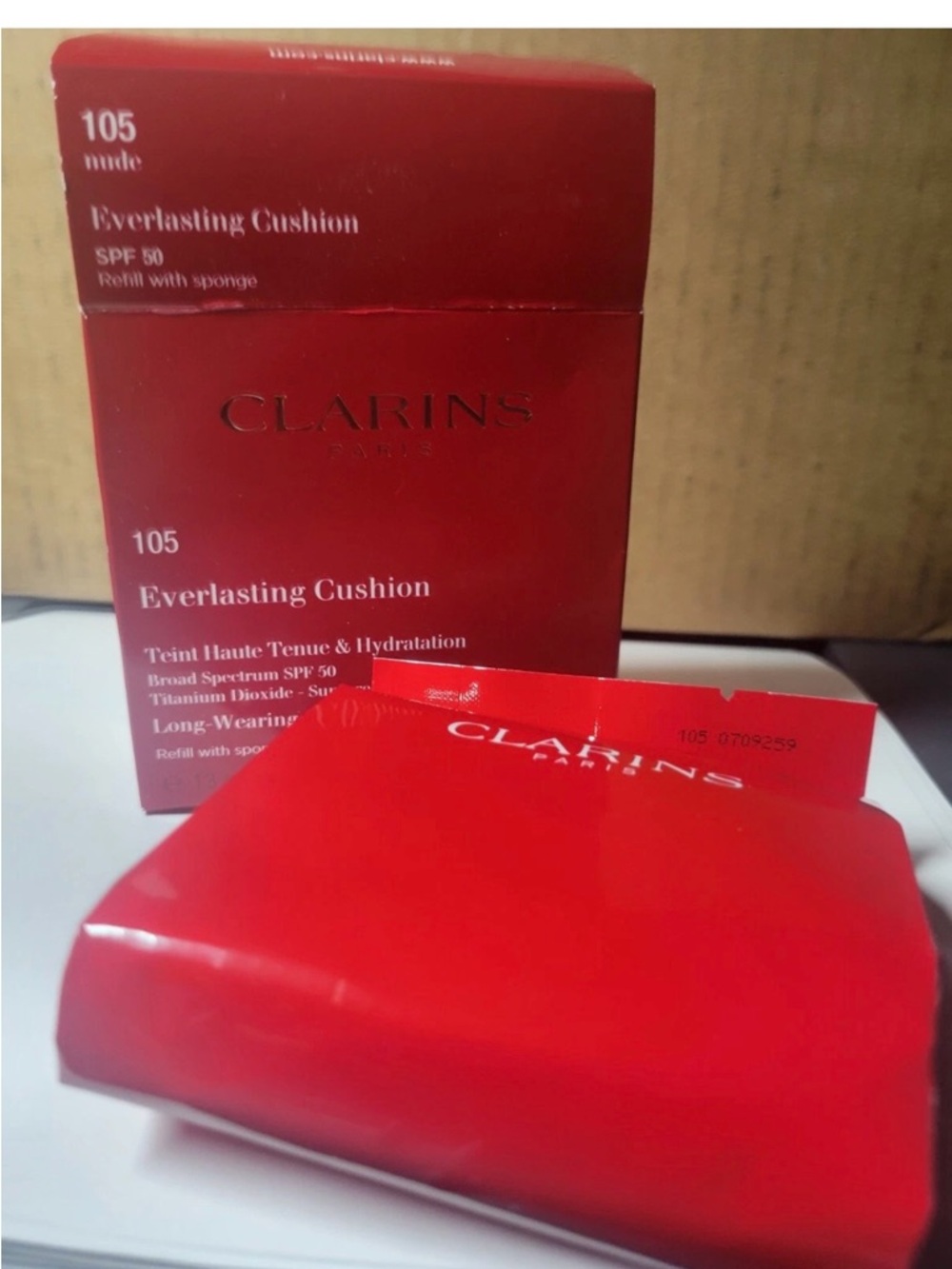 Clarins Everlasting Cushion 105 Nude -refill